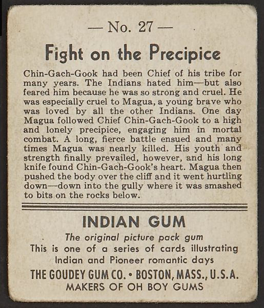 R773 1947 Goudey Indians